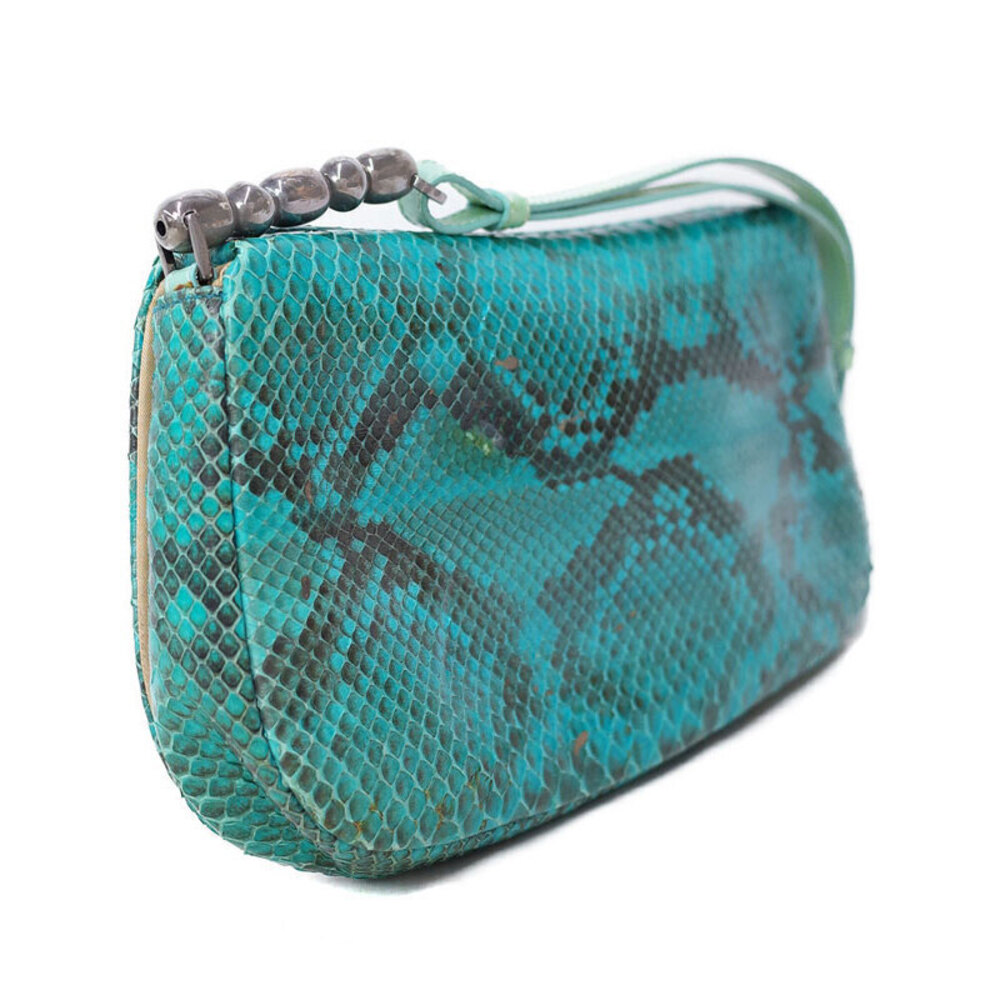 Dior Malice Christian Shoulder Bag Pearl Python - Picture 1 of 9